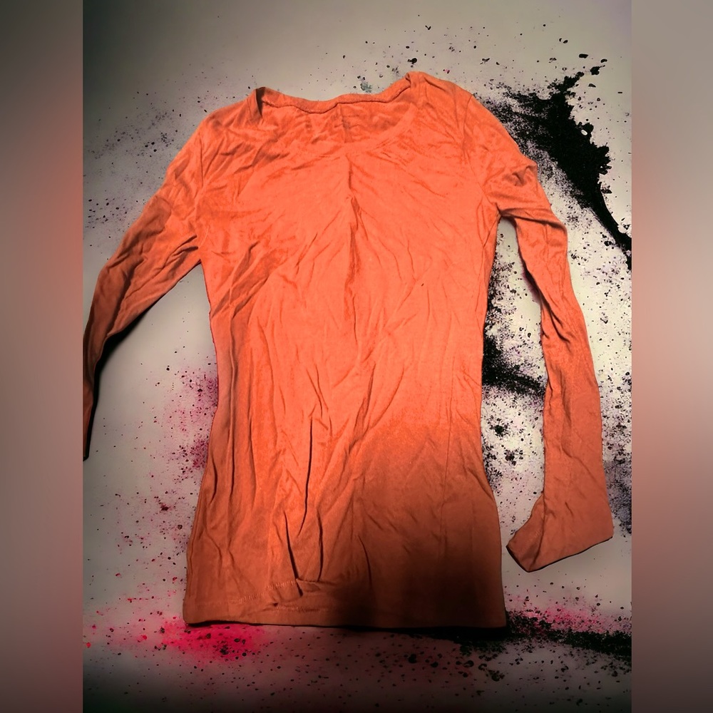 Dusty Copper Long Sleeve Top